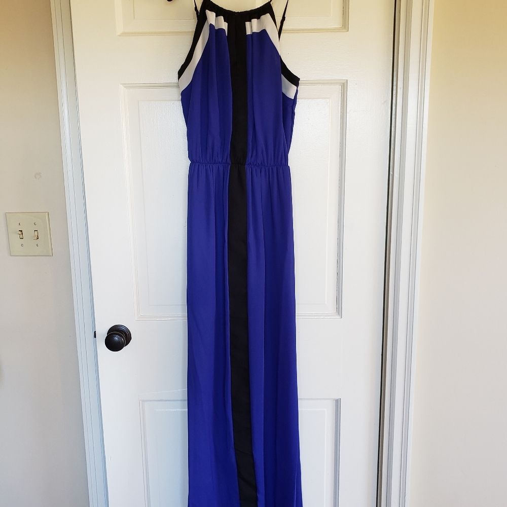 Halter style maxi dress